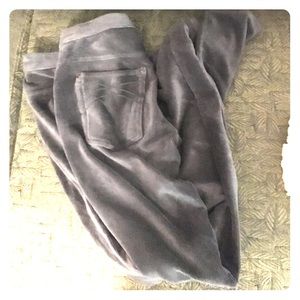 Velvety gray jeggings